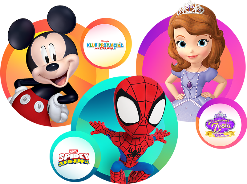 Bohaterowie Disney Junior